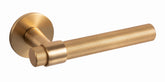 Infinity Line Ghost KGOS MGOO Gold Matt - Door Handle on a Round Rose